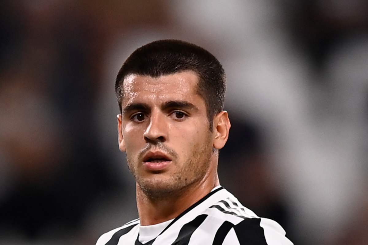 L'attaccante della Juventus Alvaro Morata (LaPresse)