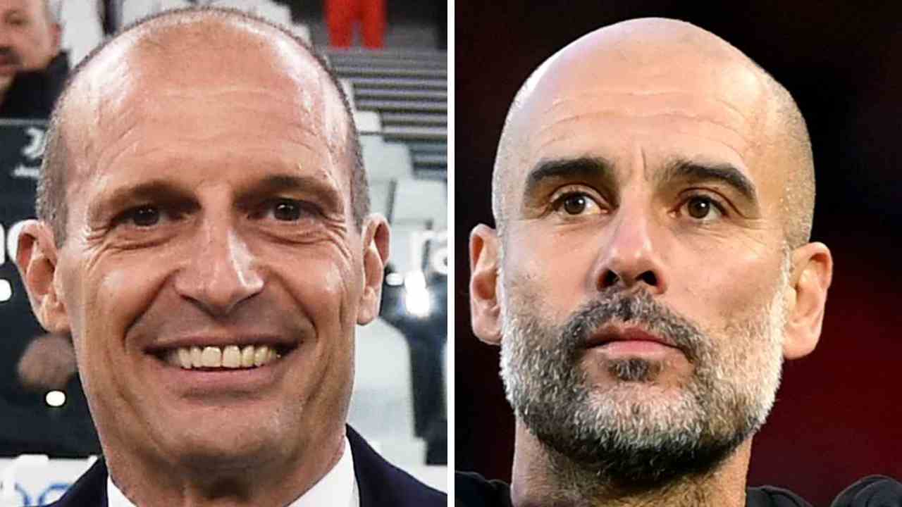 Allegri e Guardiola 