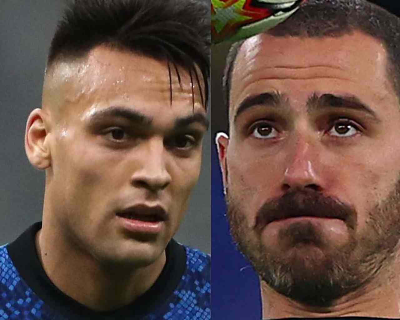 Lautaro Martinez Leonardo Bonucci