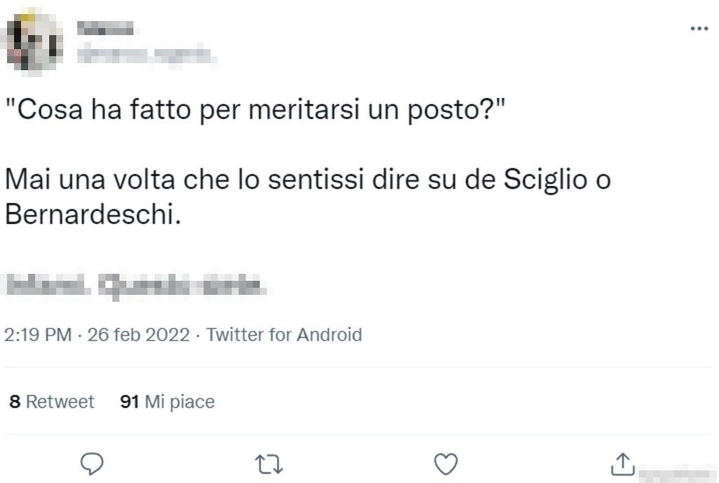 Tweet De Sciglio e Bernardeschi