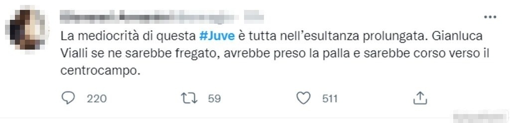 Tweet Juventus