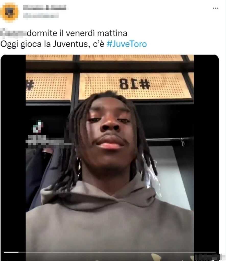 Tweet Juventus Torino