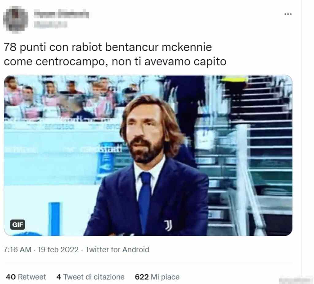 Tweet Pirlo