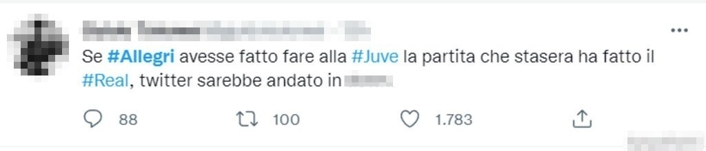 Tweet Allegri