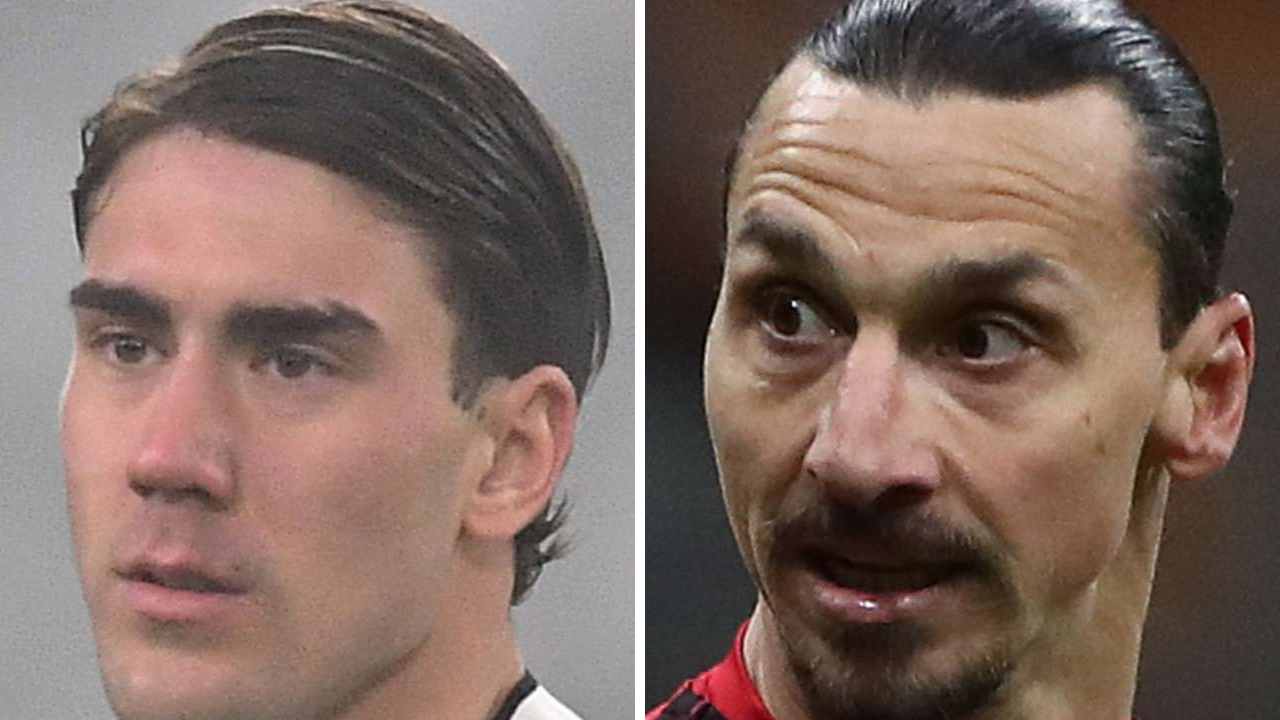 Vlahovic e Ibrahimovic