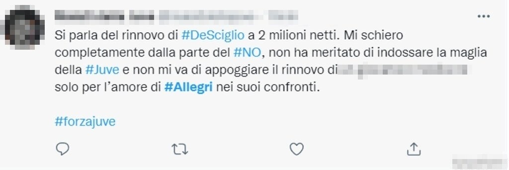 Tweet De Sciglio 