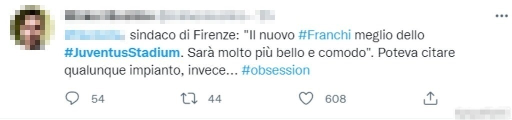 Tweet Fiorentina