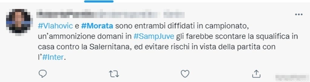 Tweet Squalifiche 