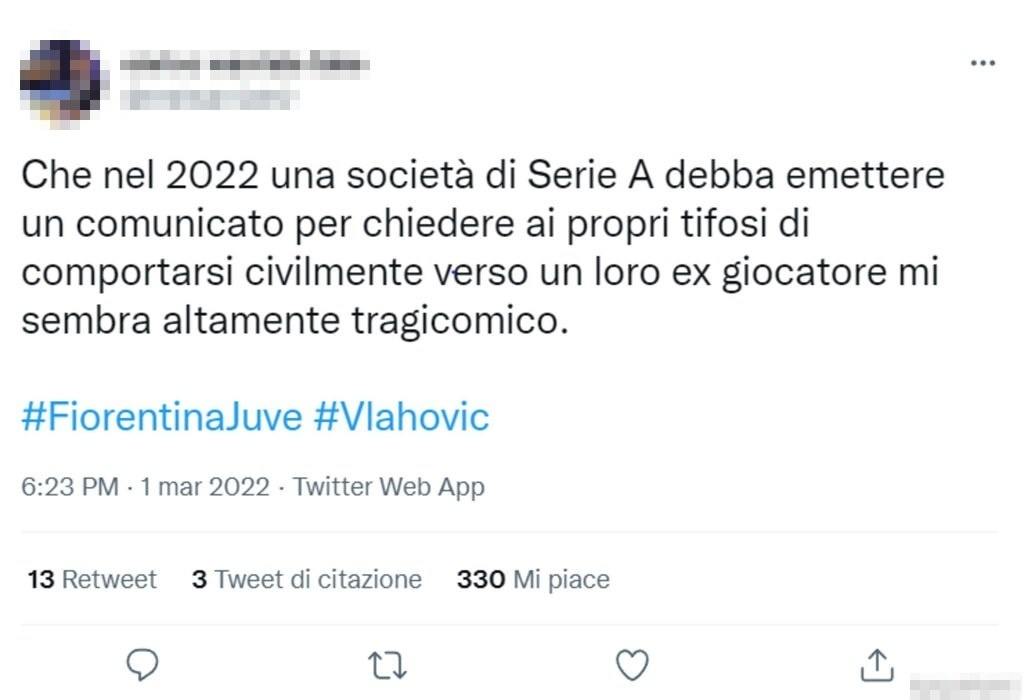 Tweet Vlahovic 