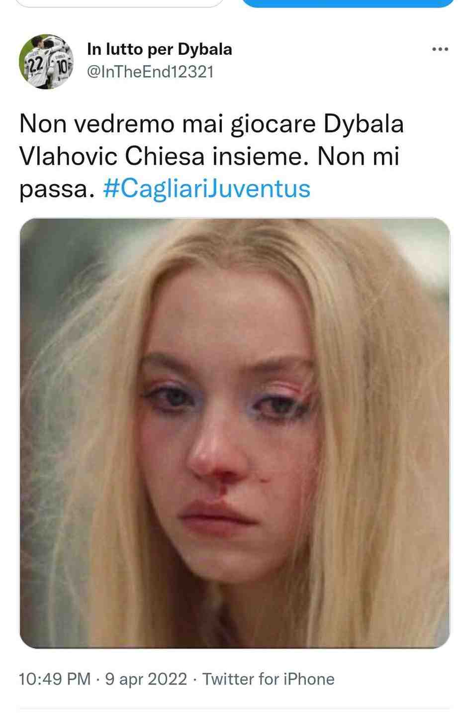 Dybala Vlahovic Chiesa (Twitter)