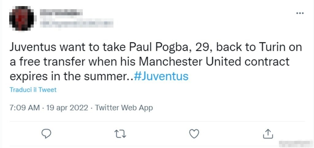 Tweet Pogba