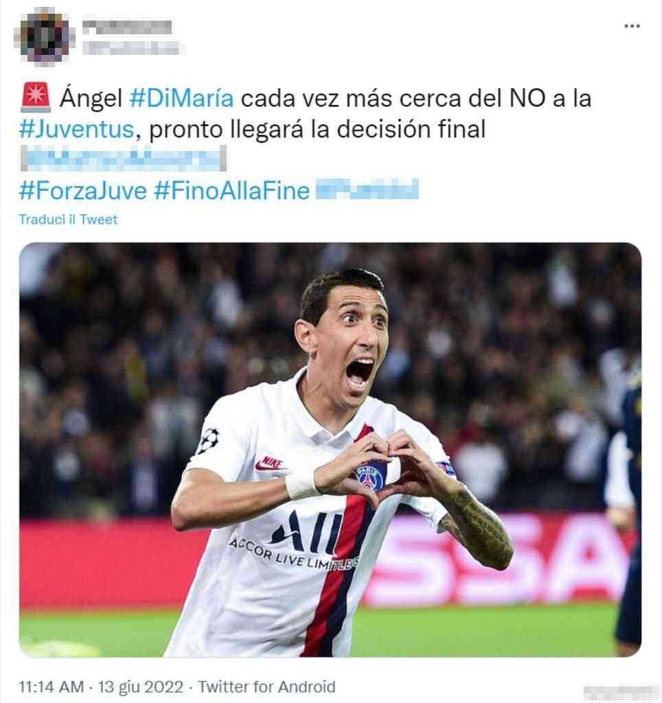 Tweet Di Maria