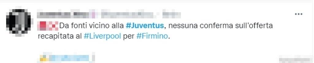 Tweet Firmino