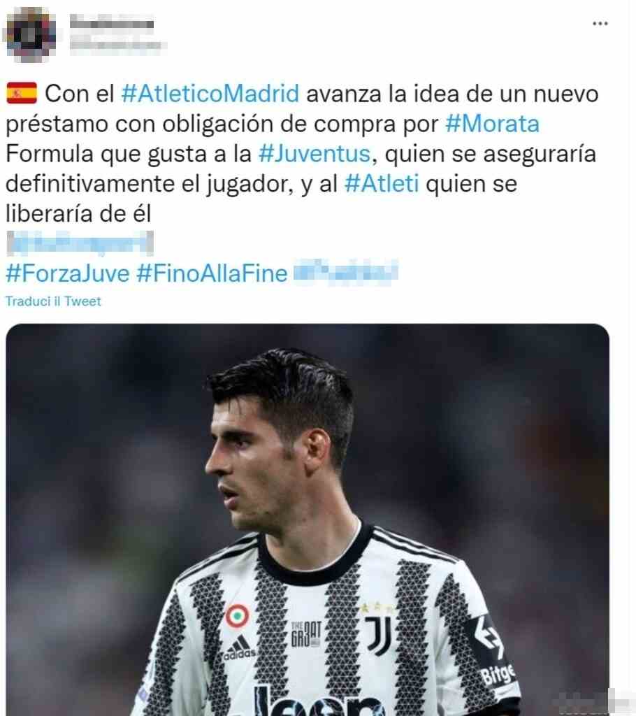 Tweet Morata