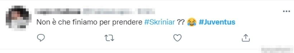 Tweet Skriniar 