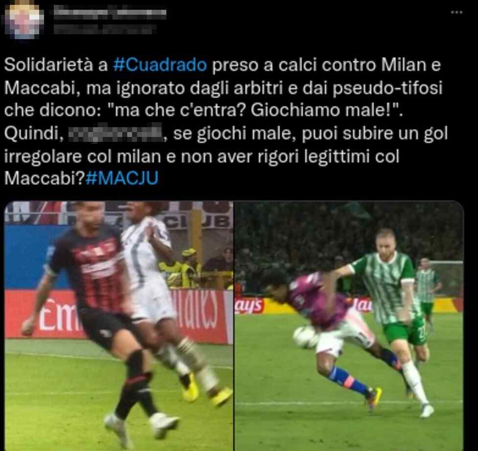 Cuadrado tweet