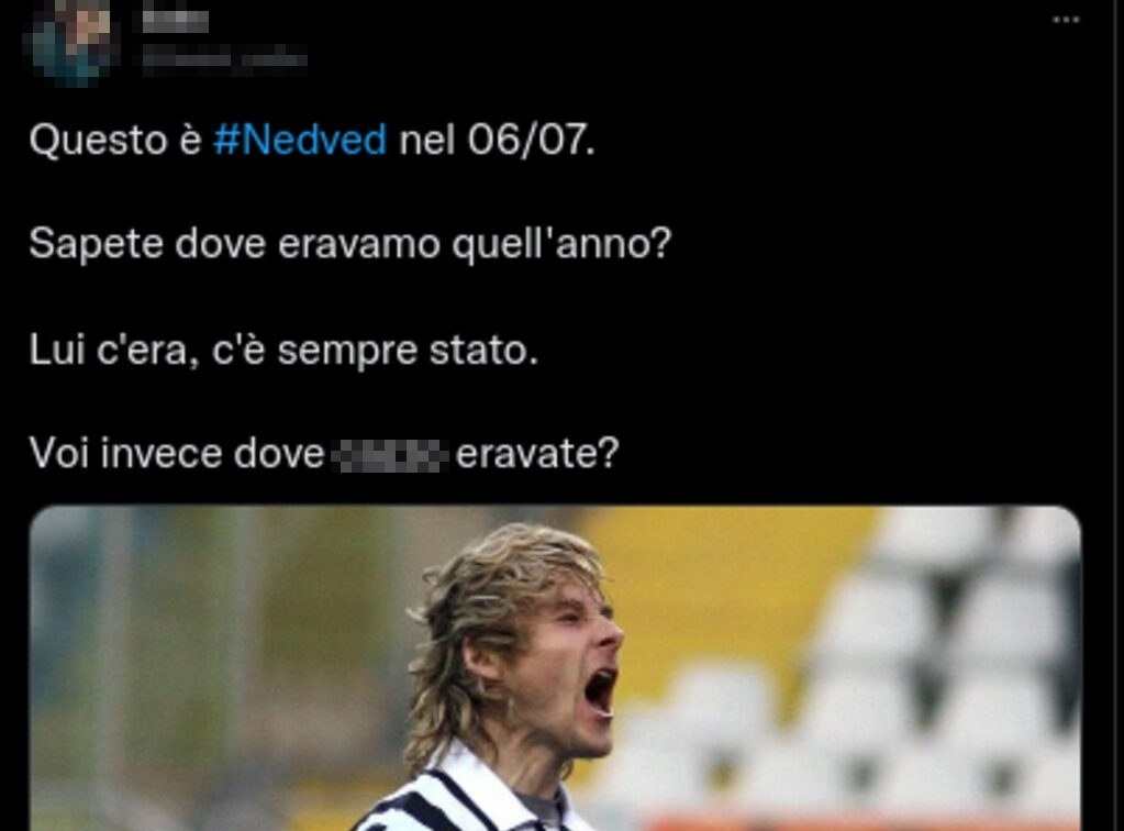 Nedved tweet