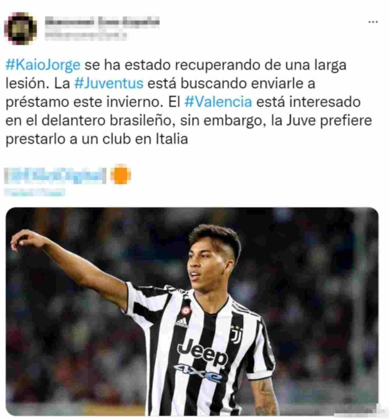 Tweet mercato 