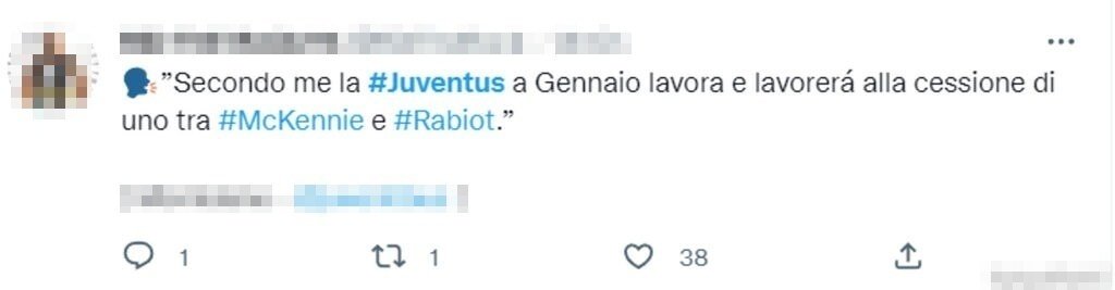 Tweet mercato 