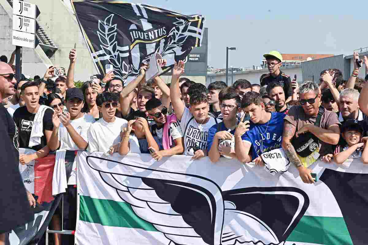 Tifosi della Juventus in festa